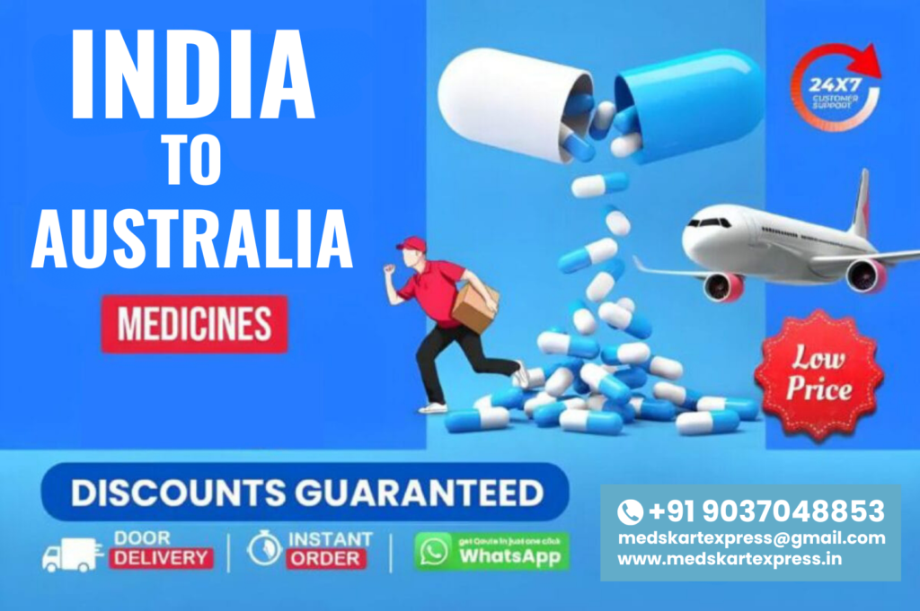 Medicine Courier from India to Australia