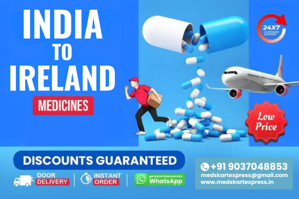 Medicine Courier from India to Ireland