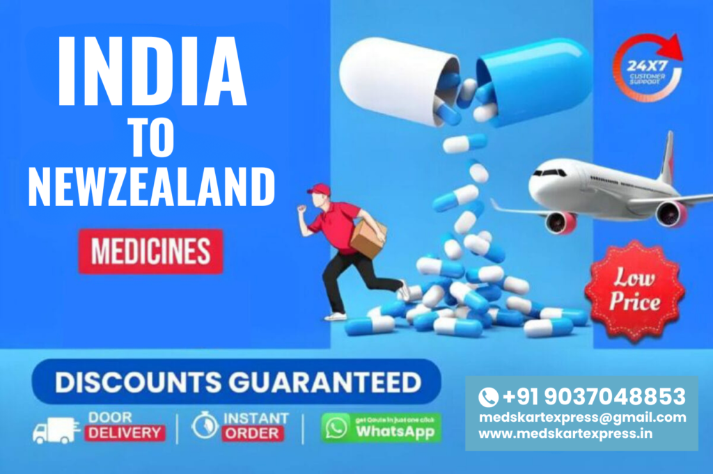 Medicine Courier from India to New Zealand