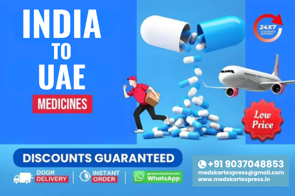 Medicine Courier from India to UAE