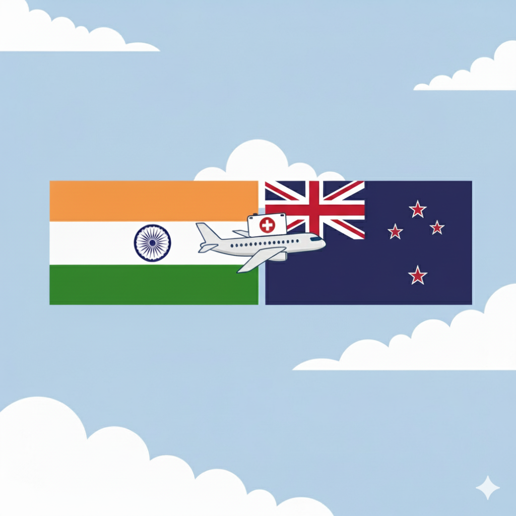 Medicine Courier from India to Newzealand
