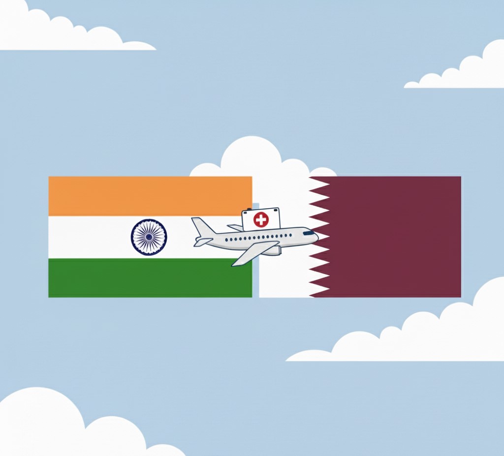 Medicine Courier from India to QATAR