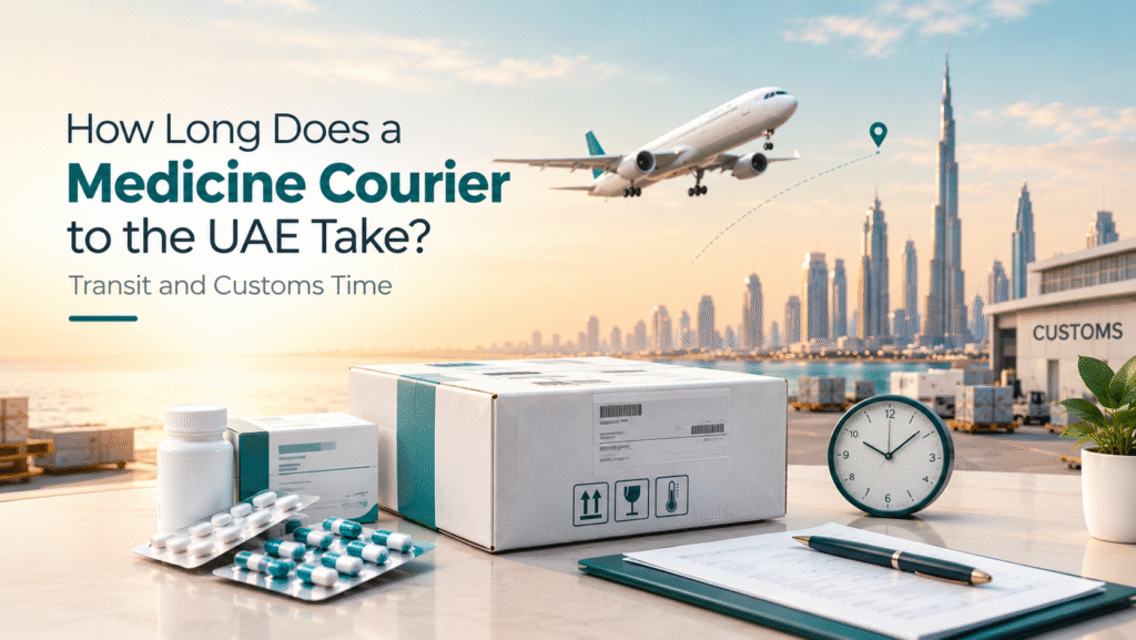 Medicine courier to uae